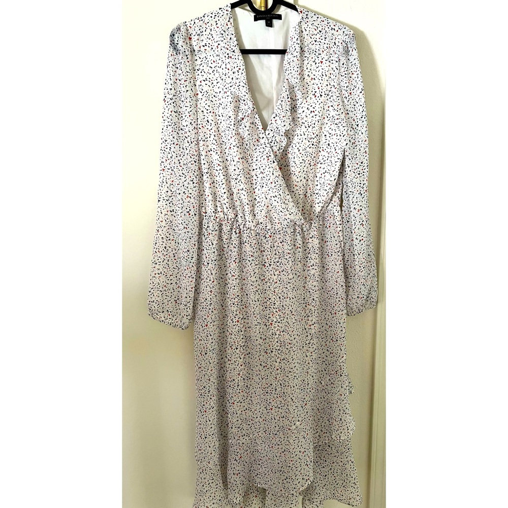 Banana republic faux wrap dress